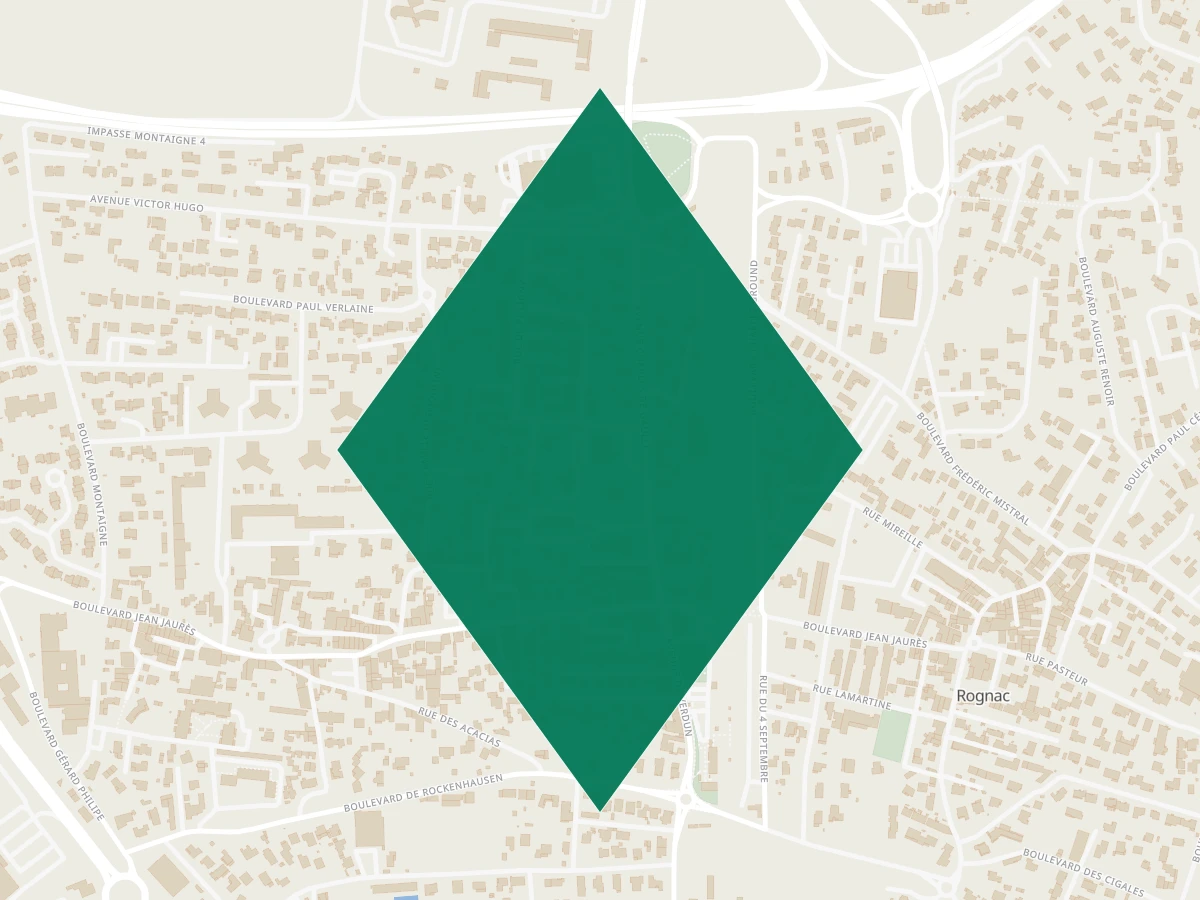 Carte des communes à 30 minutes de Marseille