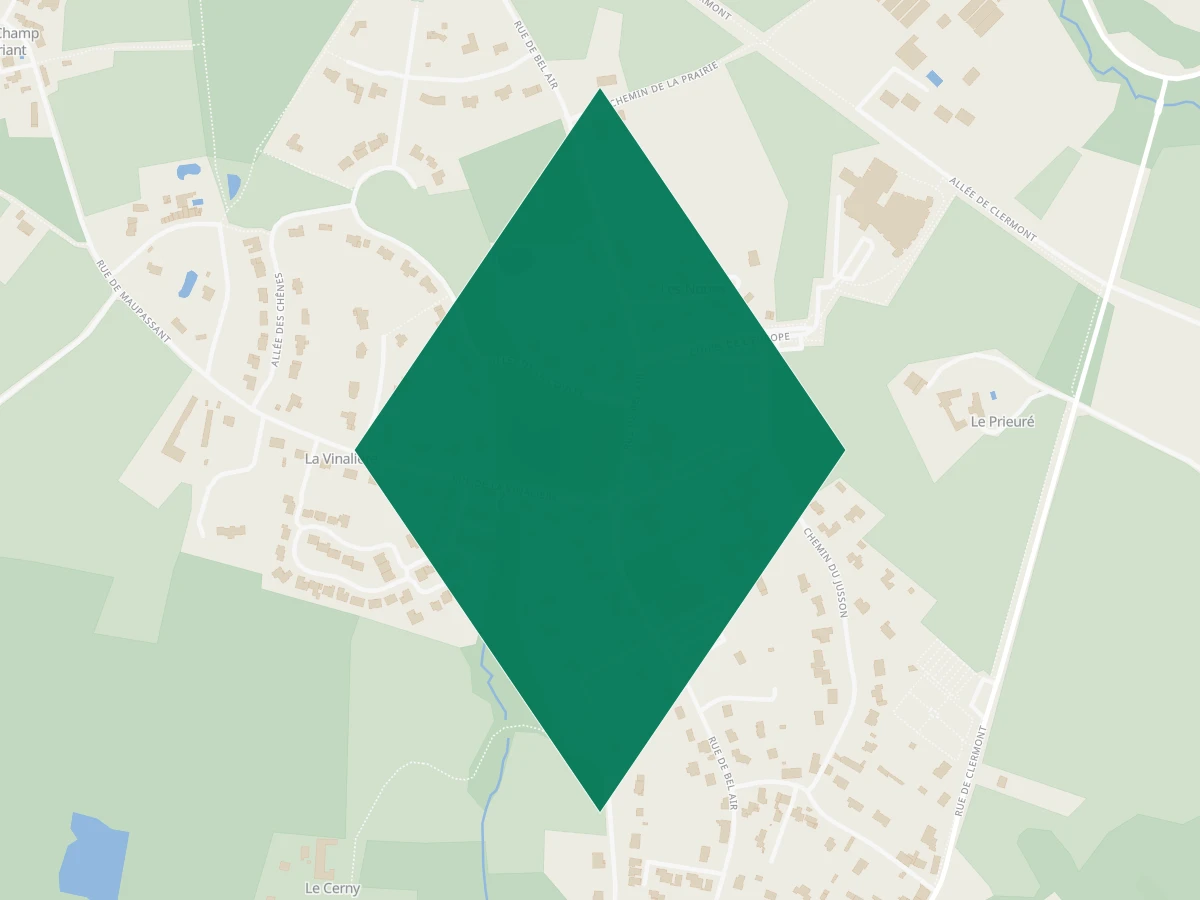 Carte des communes à 30 minutes de Nantes